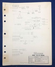 Original Thomas Organ / 420 425 / Service Schematic - Manual