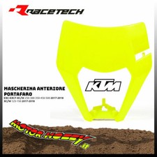 MASCHERINA PORTAFARO RACETECH RTECH KTM EXC EXCF XC/W 2017 - 2019 GIALLO FLUO
