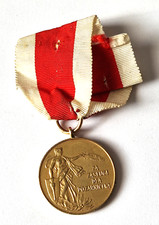 Poland Fire Brigade Medal of Merit --Za Zasługi dla Pożarnictwa-- Gold Level