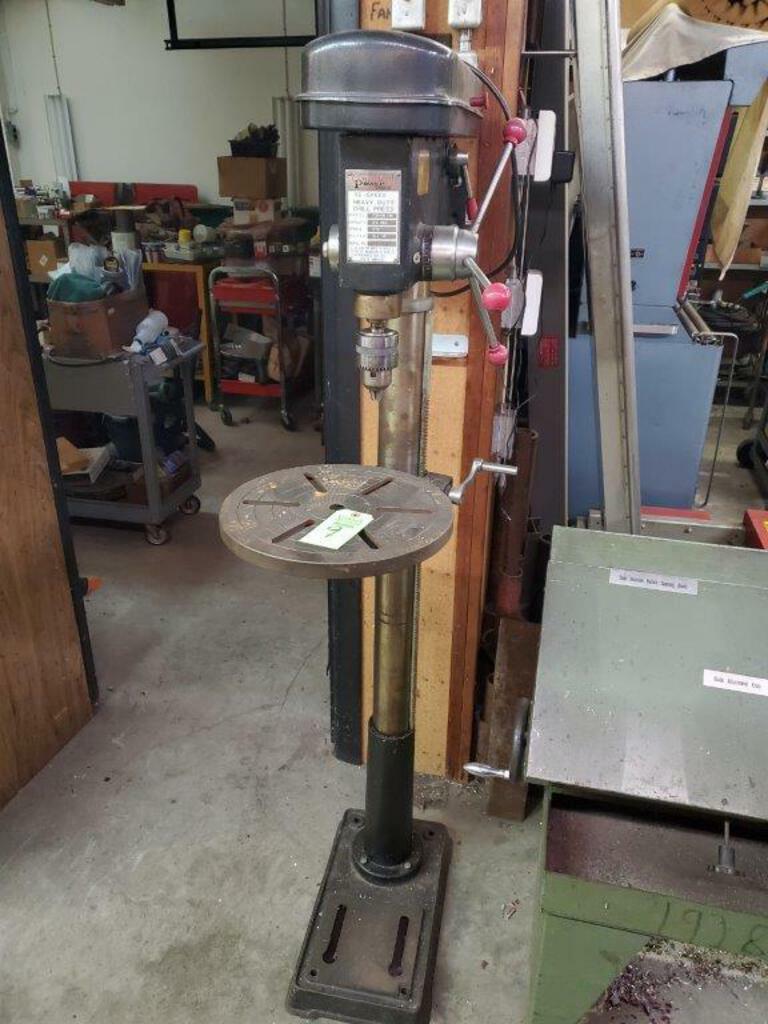 16 Speed Heavy Duty Drill Press 