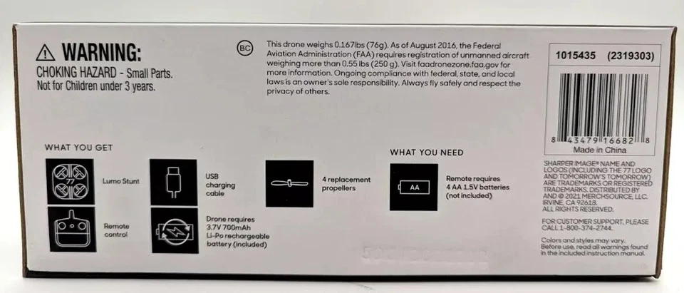 *NEW* Sharper Image Drone - Lumo Glow Stunt - Image 4 of 4