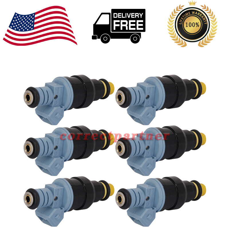 6x Fuel Injectors for FORD RANGER 2.9L 3.0L V6 1986-1991 For Bosch 0280150715 US