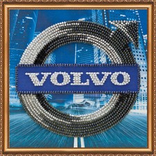 DIY Bead Embroidery Kit Volvo Beaded stitching needlepoint beadwork