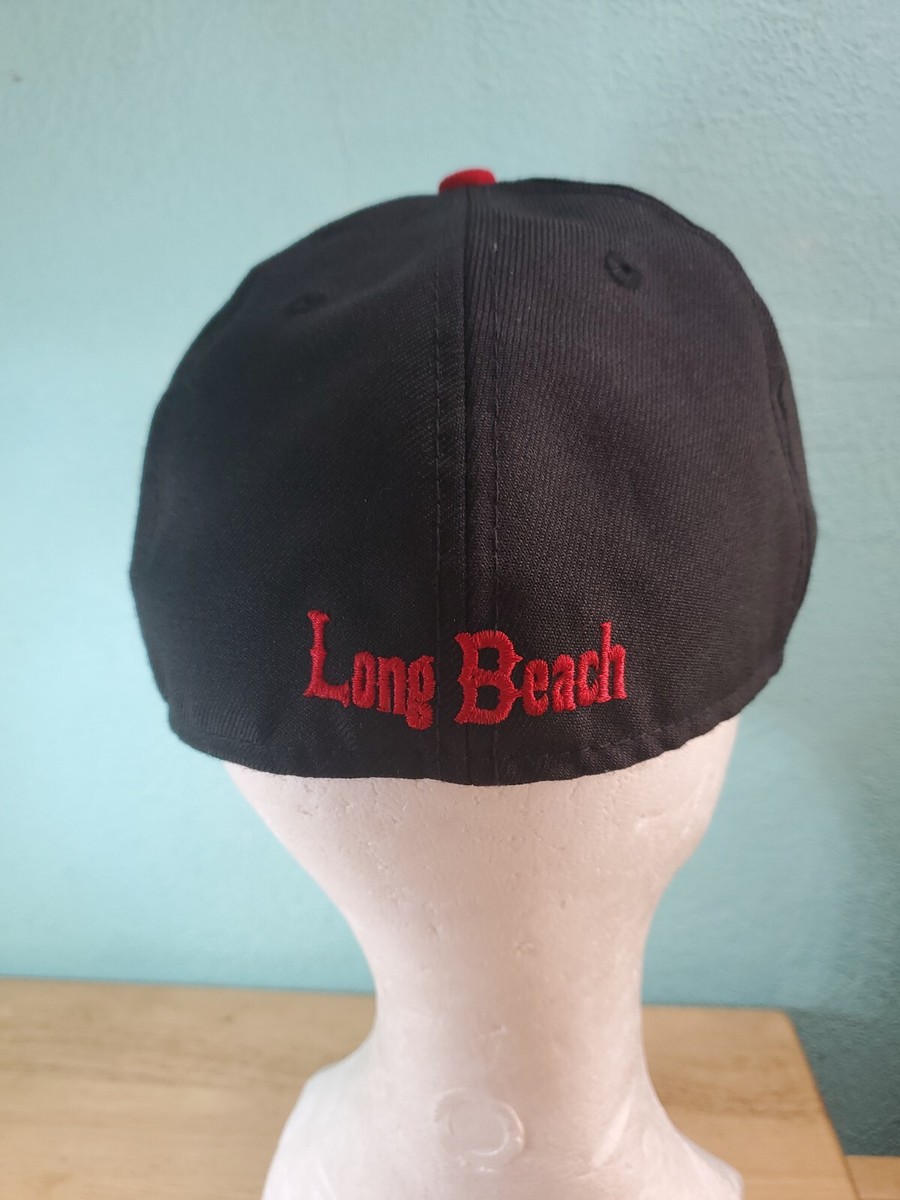 Long Beach State New Era HAT 59Fifty Black & Red