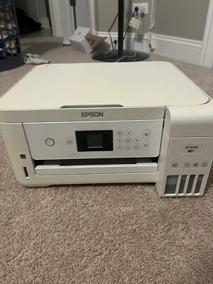 Epson EcoTank ET-2760 Supertank Color Inkjet All-in-One Printer - White