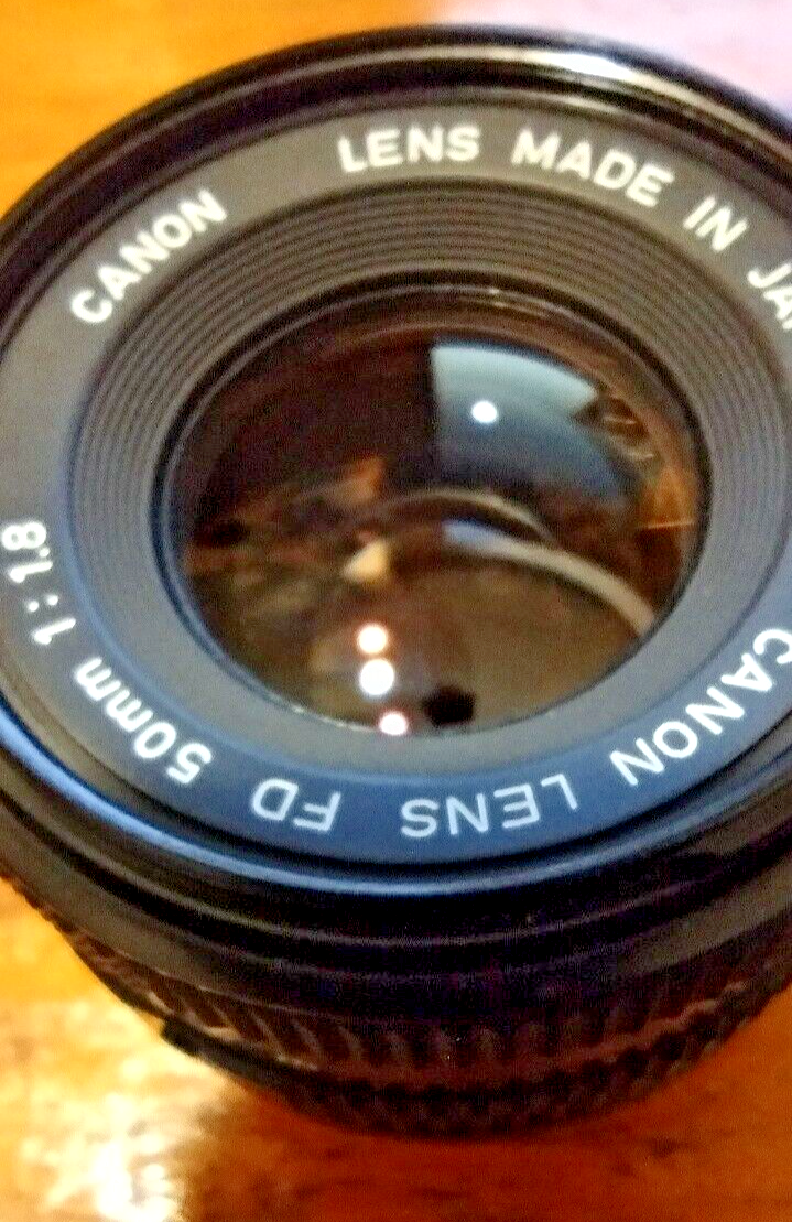 Canon Japan FD 50mm Lens 1:1.8 for A-1, AE-1, AV-1, AT-1 Canon Japan FD 50mm Lens 1:1.8 for A-1, AE-1, AV-1, AT-1