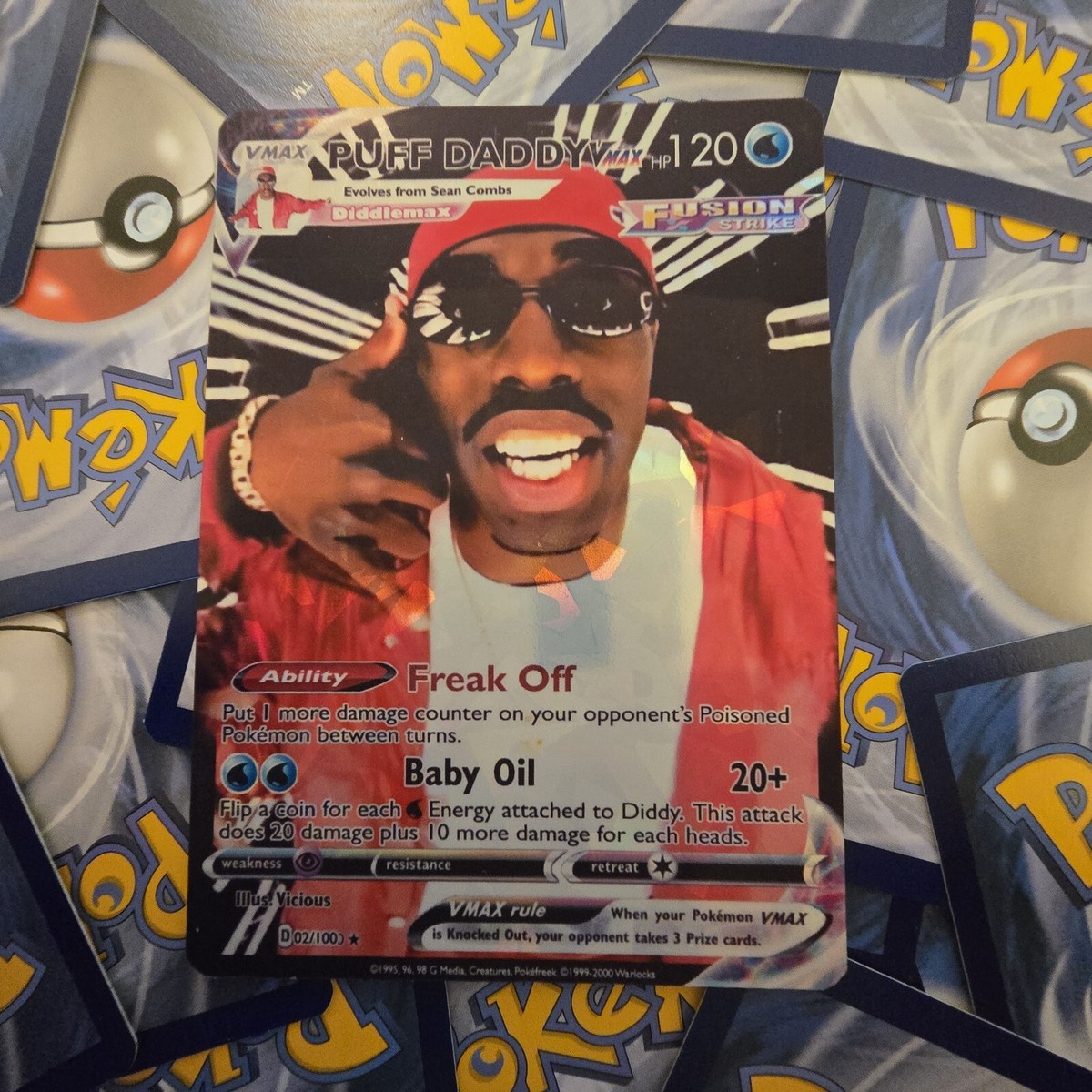 Sunglasses P Diddy Custom Yeezy P Diddy Pokemon Card Puff Daddy
