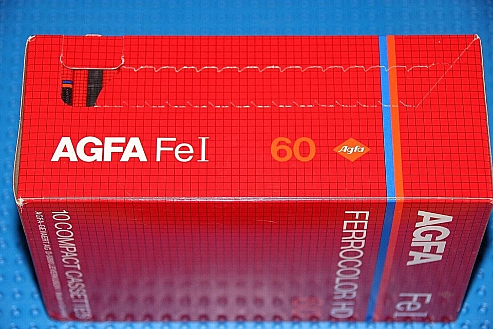 AGFA FE-I 60 TIPO I CAJA DE 10 CINTAS DE CASETE (SELLADAS) Foto 2 de 4