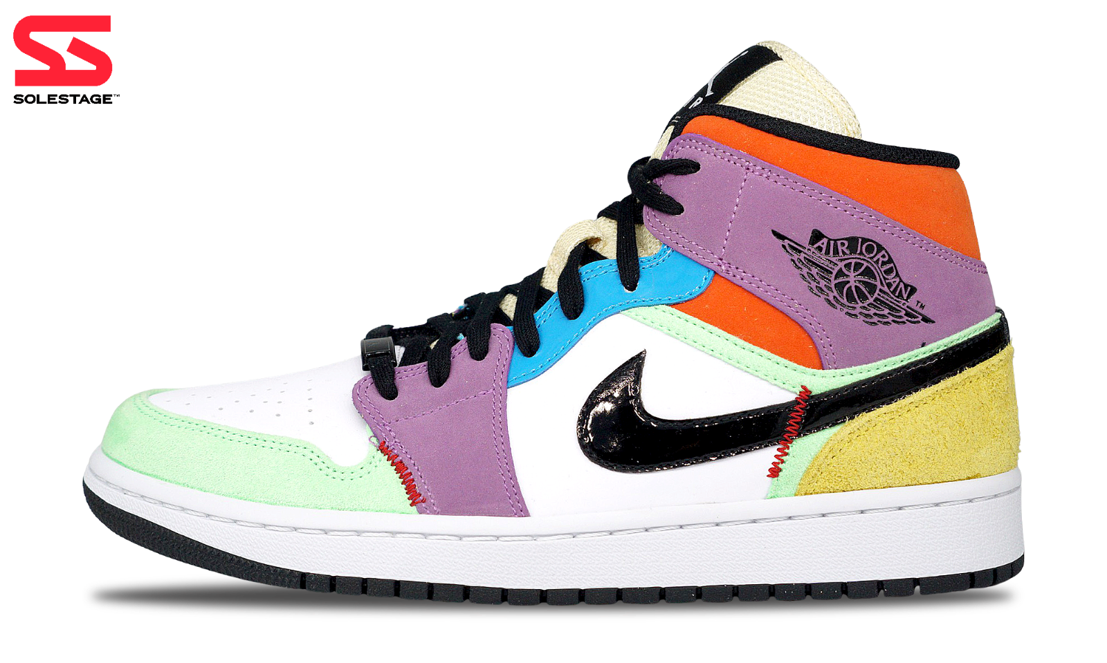 Nike Jordan 1 Mid SE Multi-Color (CW1140-100) Women's Size 9-12 Shoes