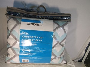 NEW-Design-Lab-Twin-X-Long-Comforter-Set-plus-2-Sheet-Sets