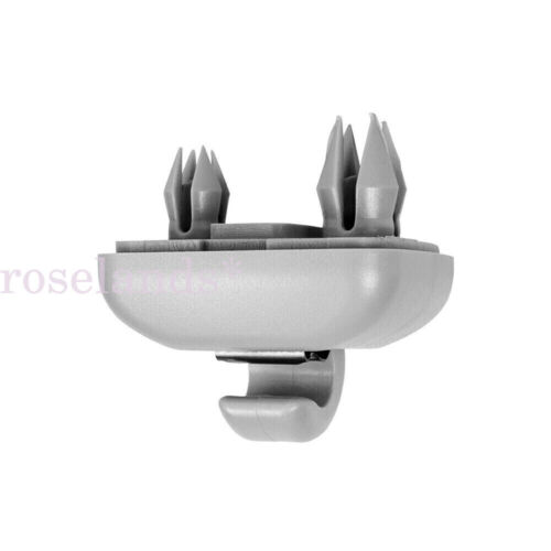 2x Sun Visor Clip Holder Hook Bracket For Audi A1 A3 A4 Q3 Q5 TT 8U0857562A Gray - Picture 11 of 14