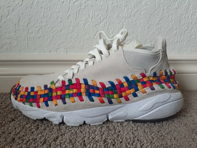 nike footscape woven rainbow