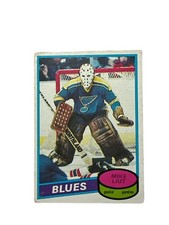 1980-81 O-Pee-Chee MIKE LIUT Rookie St. Louis Blues #31 RC NHL Hockey Card EX 🏒