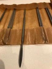 6-1/2" Die Sinker's Riffler File, Style 18, 2 Cut,New Vallorbe-Glardon-Nicholson