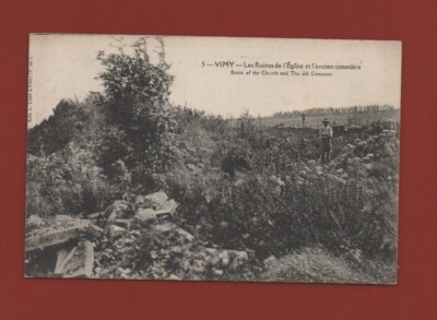 Vimy - Die Ruinen Von der Kirche Und der Alte Friedhof (L4505)