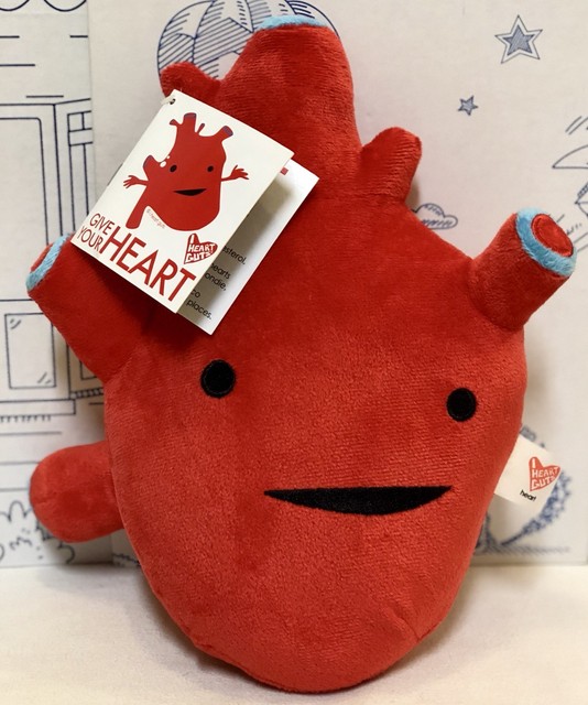 New I Heart Guts Humongous Heart Plush I Got The Beat Doll Science Toy Organ NWT | eBay