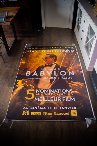 BABYLON B French Shelter Rolled D/S Vintage Movie Poster Original 2022