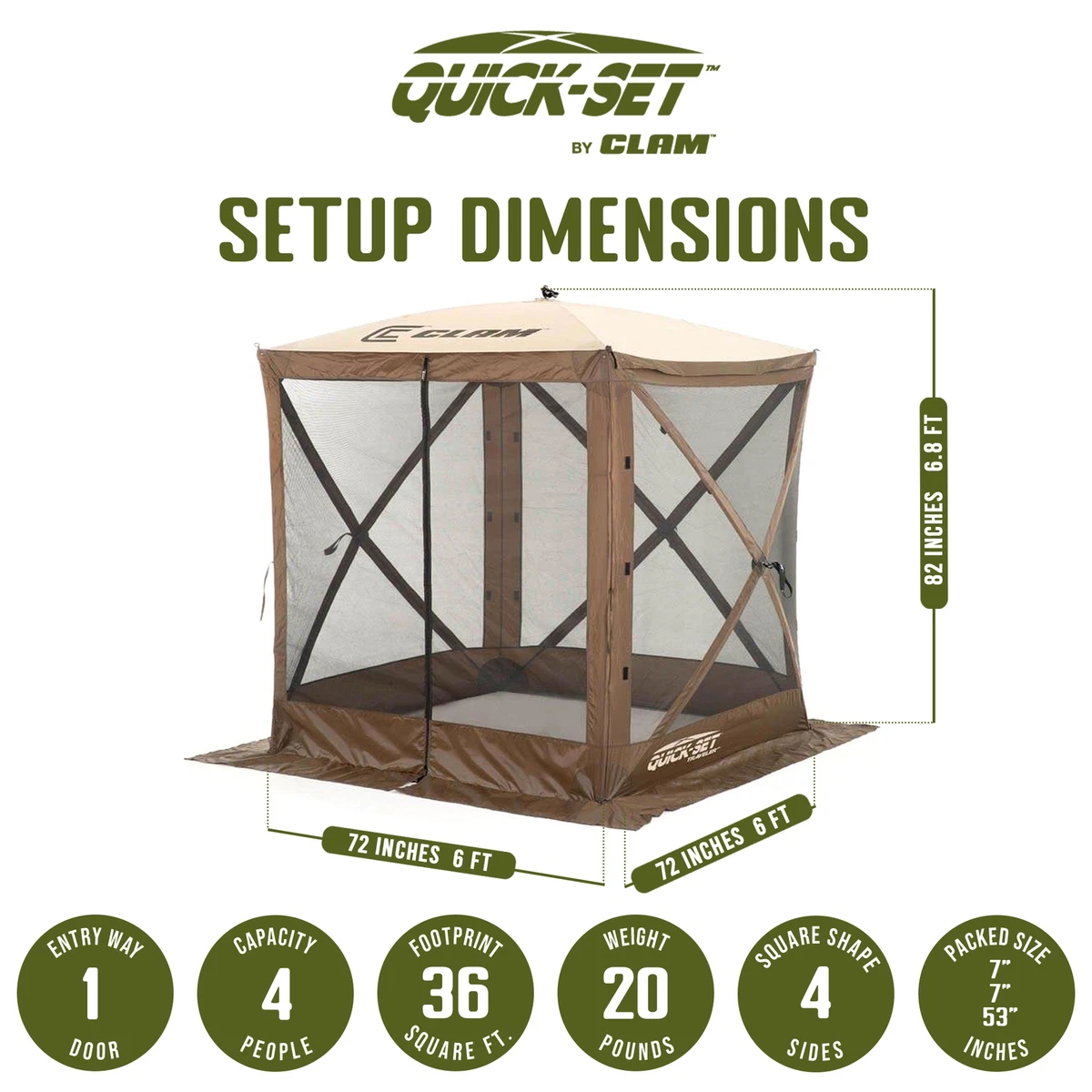 Clam quick cheap set traveler