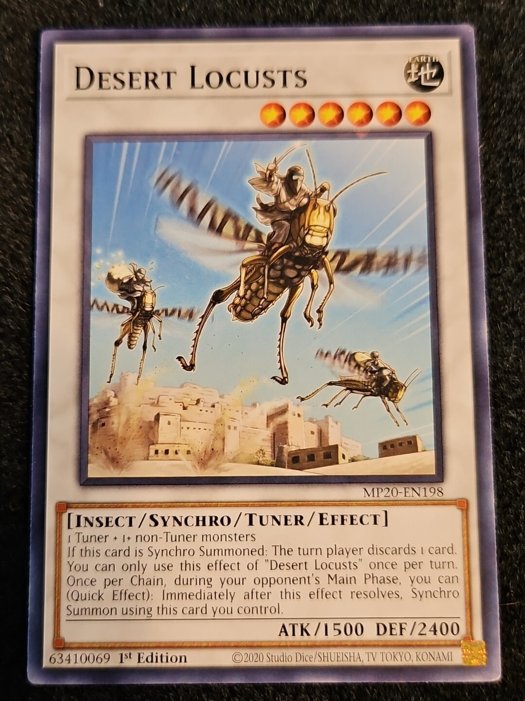 Desert Locusts - CHIM-EN082 Or MP20-EN198 - Common - 1st Edition NM YuGiOh!  