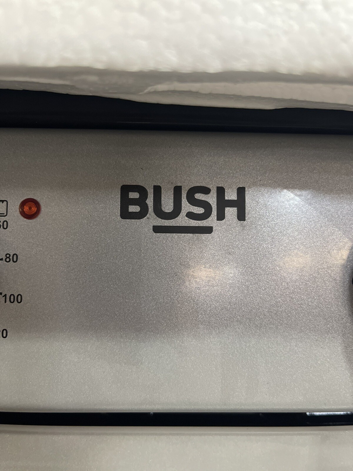 Bush BRC100DHESS 100cm Dual Fuel Range Cooker Silver eBay
