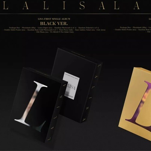 BLACKPINK LISA - FIRST SINGLE ALBUM LALISA BLACK VERSION +