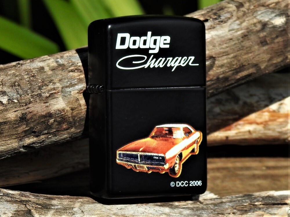 dodge charger cigarette lighter 1969 Dodge Charger Zippo Lighter - Mopar - Hemi V-8 - R/T - Chrysler