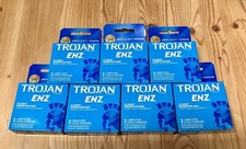 Trojan ENZ Classic Reservoir End 3 Pack Lubricated Latex Condoms 7 Boxes 21 pcs