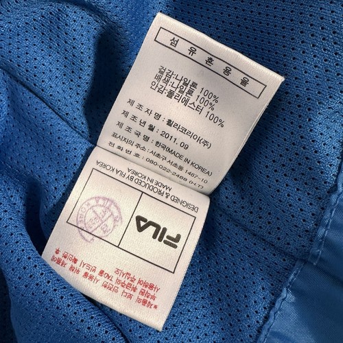 Fila Operation 100 Buried Alive Collab Jacket Coat Japan Size M Gray Black - Picture 11 of 11