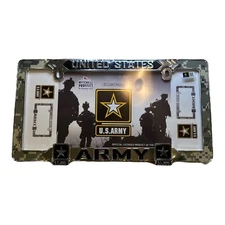 NEW!!US Army License Plate Frame Sealed!