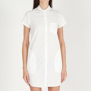 white button down t shirt dress