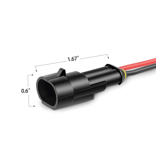 - 50020R 2Pin Weg 16AWG Wasserdicht Draht 1,5 mm Serie Terminal Stecker - 10 Pa... - Bild 4 von 12