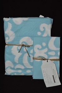 Pottery Barn Teen Kids Duvet Cover Lillian Ikat Medallion Twin 1