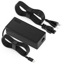 65W USB C Type C Fast Charging Universal Laptop Charger Replacement Black