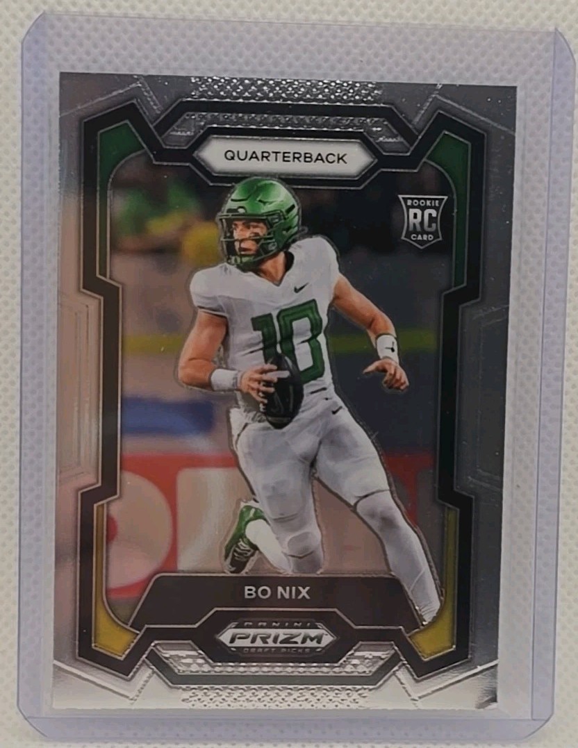 2024 Panini Prizm Draft Picks - Bo Nix #105 Silver Prizm (RC)
