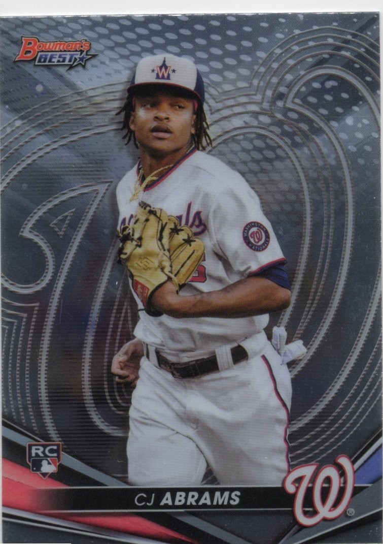 2022 Bowman's Best CJ Abrams Rookie #49 - Washington Nationals RC