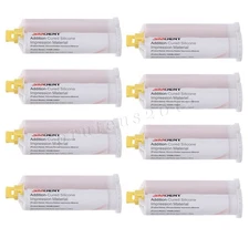 Dental Impression Material Light Body, Regular Set PVS VPS (8 Cartridges)