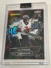 CJ Stround Alumunation Comix Black Rainbow Foil Rookie #6/12