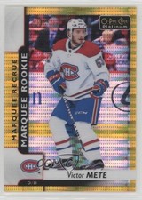 2017 O-Pee-Chee Platinum Marquee Rookies Seismic Gold 9/50 Victor Mete #153 0tf