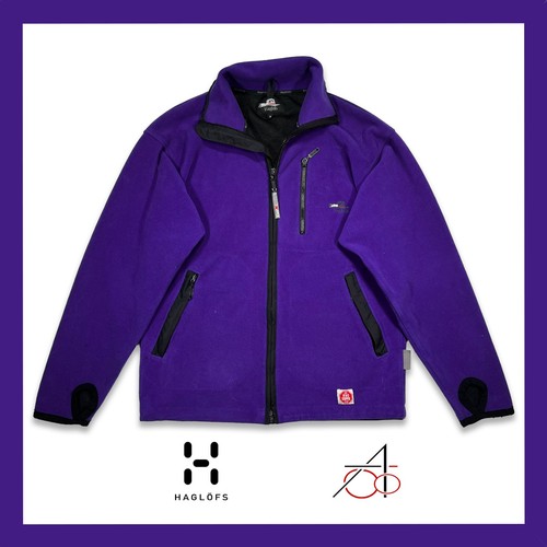 Haglöfs, Vintage 90s Haglofs Fleece Jacket with GORE Wintstopper technology • size M