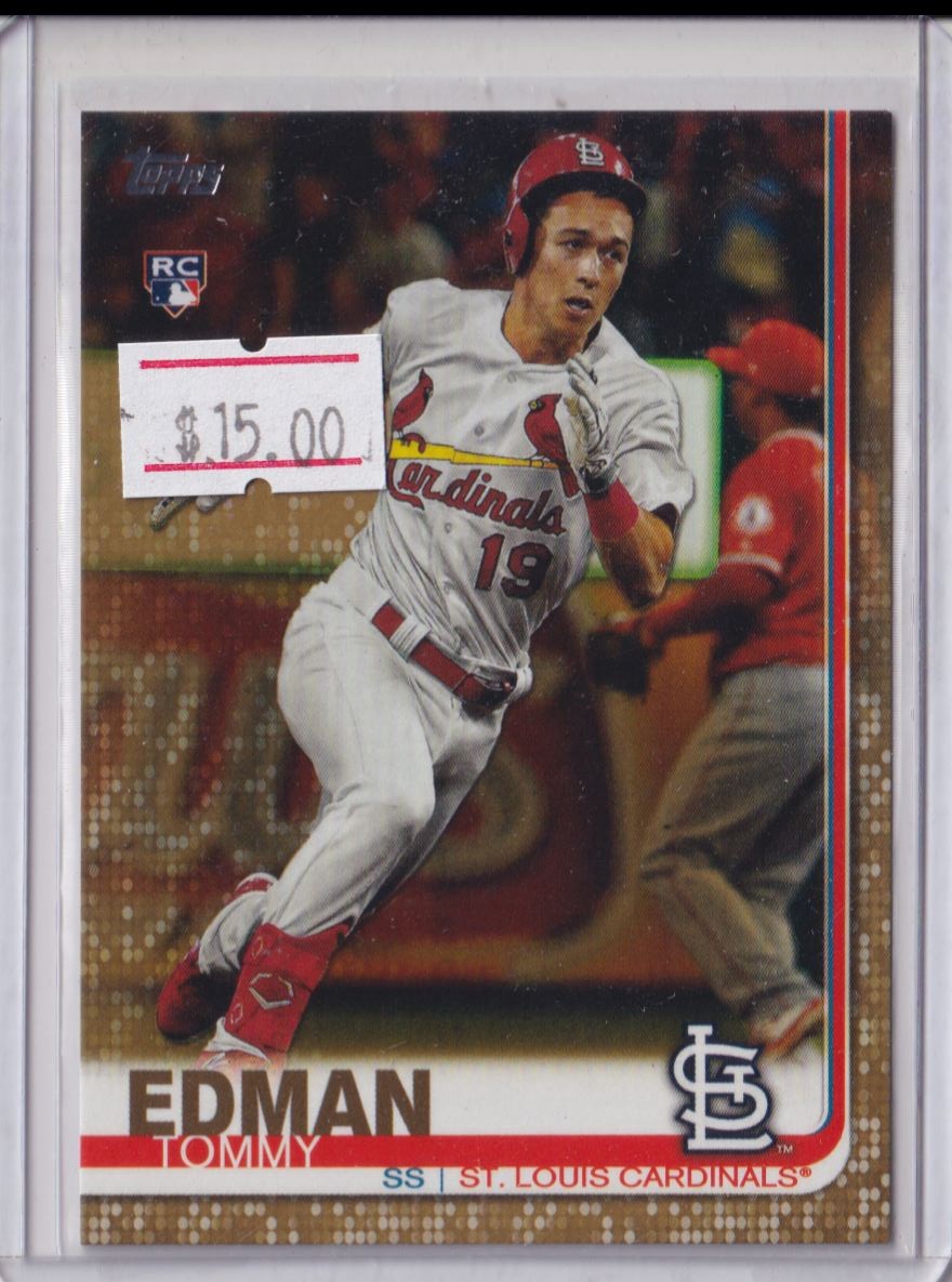 2019 Topps Update #US84 Tommy Edman Gold #/2019