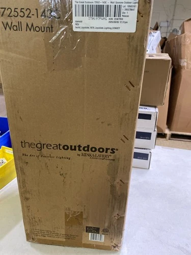 Minka Lavery 72552-143C Highland Ridge 3-Light Outdoor Wall Lantern, Bronze - Picture 1 of 2