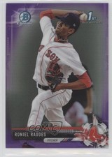 2017 Bowman Chrome Prospects Purple Refractor 52/250 Roniel Raudes #BCP6 0l4h