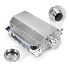 Coolant Overflow Tank Universal 2L Aluminum Coolant Reservoir with Level