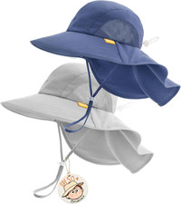 Toddler Kids Sun Hat UPF 50 Sun Protective Bucket Hat for Baby Summer Beach Hat