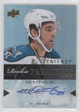 2013 Trilogy Rookie Premieres Level 3 24/49 Nicholas Petrecki Nick #190 Auto 9u7
