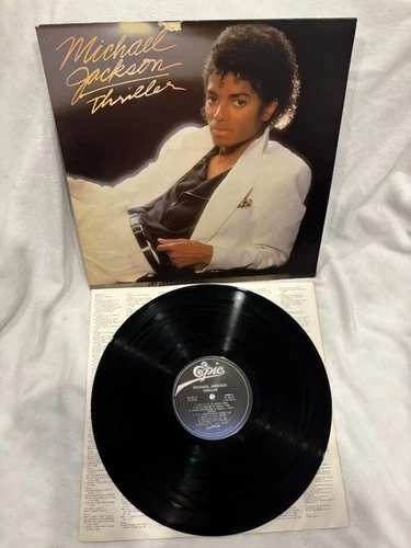 MICHAEL JACKSON: THRILLER - 1982 EPIC QE 38112 Gatefold With Sleeve VG