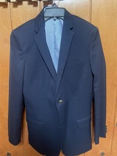 Tommy Hilfiger Blazer Boys 20 Navy Blue Two Button Gold Crested Buttons Classic