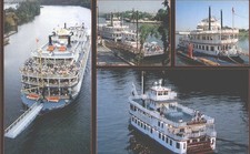 Vintage Nashville Tennessee Riverboats Steamboats Postcard Cornelius Sales