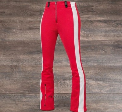 Rossignol Sirius Soft Shell Ski Pants Womens XL Red Stretch Insulated NWT $225