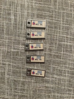 5 1984 Canada Vanity Keychain Mini License Plate Tags War Amps of Canada Plates